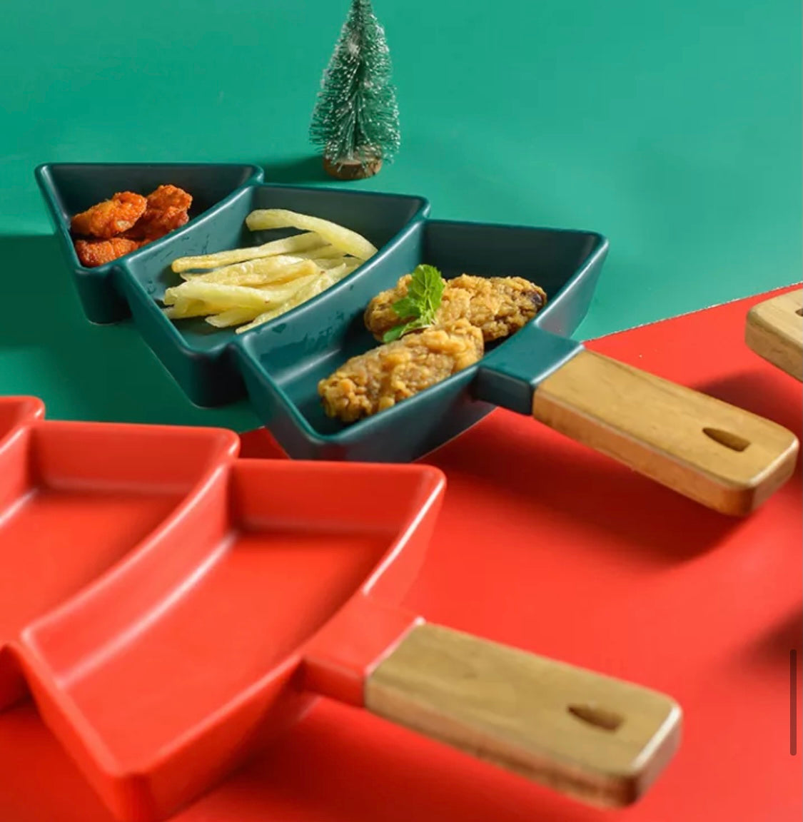 Christmas Tree Serving Dish